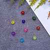 800Pcs 10 Colors Spray Painted Crackle Glass Beads CCG-CJ0001-02-6