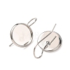 Brass Earring Hooks KK-H298-03P-2