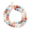 Electroplate Glass Beads Strands EGLA-D300-06-8mm-19-3