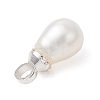 Natural Cultured Freshwater Pearl Rice Charms PALLOY-JF04924-5