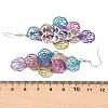 430 Stainless Steel Dangle Earrings EJEW-B157-01B-5