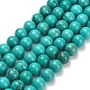Natural Howlite Beads Strands G-Z149-A01-8mm-2