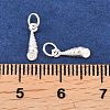 925 Sterling Silver Shell Shape Charms STER-I023-01S-04-3