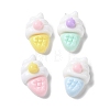 Opaque Resin Cabochons X1-CRES-F030-01I-2