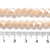 Electroplate Opaque Glass Beads Strands LS-EGLA-A035-P6mm-A05-4