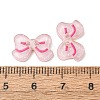 2-Hole Printed Transparent Resin Buttons RE-CBA3C89-07-3