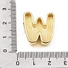 Brass Slide Charms KK-E802-33G-W-3