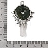 Natural Moss Agate Big Pendants G-G466-02P-13-3