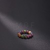 Natural Tourmalinated Quartz Stretchy Finger Rings FS-WG01730-29-1