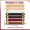 7Pcs 7 Colors PU Leather Purse Shortener Adjustable Buckles FIND-PH0038-13B-2