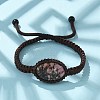 Natural Rhodonite Beads Bracelets BJEW-H626-02-09-2