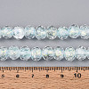 Handmade Foil Lampwork Beads Strands FOIL-T008-09D-4
