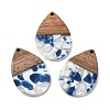 Resin and Walnut Pendants LS-FIND-R051-15A-1