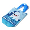 Cartoon Printed Shark Non-Woven Reusable Folding Gift Bags with Handle ABAG-F009-D02-2