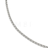 304 Stainless Steel Serpentine Chain Bracelets BJEW-D020-01P-2