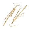 Brass Earrings for Women EJEW-JE05746-4