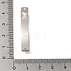 304 Stainless Steel Connector Charms X-STAS-R117-04P-3