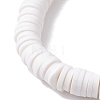 Flower Handmade Polymer Clay Stretch Bracelets BJEW-JB10071-4