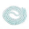 Baking Paint Transparent Glass Beads X1-DGLA-N011-6mm-05-2