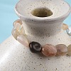 Natural Multi-Moonstone Stretch Beaded Bracelets LS-BJEW-K213-C14-4