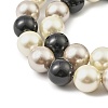 Round Shell Pearl Beads Strands BSHE-XCP0001-26B-3