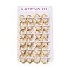 PVD Vacuum Plating 304 Stainless Steel Huggie Hoop Earrings for Women EJEW-F280-07J-G-4