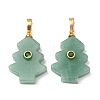 Natural Mixed Stone Pendants G-P628-04G-M-2
