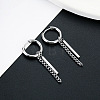 304 Stainless Steel Hoop Earrings FS-WG93B8B-12-1
