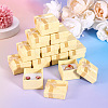 Square Paper Jewelry Gift Boxes with Bowknot CON-TAC0010-80D-8