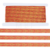 15.4 Yards Vintage Jacquard Polyester Ribbon OCOR-CY0004-63B-7