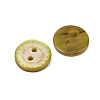 Wavy Edge Spray Painted Natural White Shell Buttons SH-CBA1576-01B-3