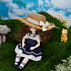 Straw Hat for Dolls DOLL-WH0002-42B-4