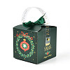 Christmas Wreath Folding Gift Tote Boxes CON-M007-01B-01-3