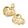 Brass Micro Pave Clear Cubic Zirconia Locket Pendants KK-H267-028A-01-2