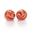 Transparent Handmade Blown Glass Globe Beads GLAA-T012-28-2