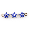 Alloy Enamel Connector Charms X1-FIND-TAC0016-26C-1