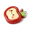 Opaque Resin Imitation Food Pendants RE-CBAAB56-02-2