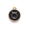 Alloy Enamel Pendants ENAM-S124-01B-08C-2