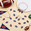 50Pcs Alloy Enamel Pendants ENAM-GA0001-24-4
