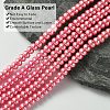 Eco-Friendly Spray Painted Glass Rondelle Bead Strands DGLA-L003-3x5mm-26-3