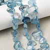 Natural Aquamarine Beads Strands G-P604-A23-01-1