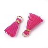 Polycotton(Polyester Cotton) Tassel Pendant Decorations FIND-S281-18-2