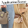 40Pcs 4 Colors Heart Shape Zinc Alloy Swivel Lobster Clasp FIND-SP0002-60-5
