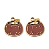 Fruit 304 Stainless Steel Enamel Pendants SA-CBA49D2-11G-16-1