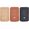 SUPERFINDINGS 3Pcs 3 Colors Imitation Leather Car Sun Visor Organizers AJEW-FH0002-74-1