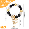 1Pc Zinc Alloy & Silicone Mobile Phone Straps HJEW-PA0001-01C-2