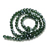 Transparent Electroplate Glass Beads Strands EGLA-A039-T2mm-A25-2