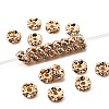 Brass Rhinestone Spacer Beads X-RB-A014-L4mm-01LG-NF-1