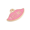 Valentine's Day Alloy Enamel Pendants ENAM-I084-01KCG-20-2