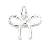 925 Sterling Silver Bowknot Charms STER-M119-05C-S-1